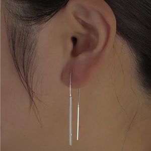 Threader style earrings